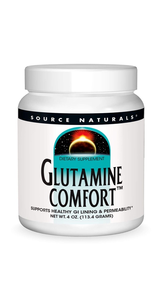 Sursa Naturals Glutamina Confort, Suportă sănătos GI Lining și permeabilitate*, 4 Ounce pulbere