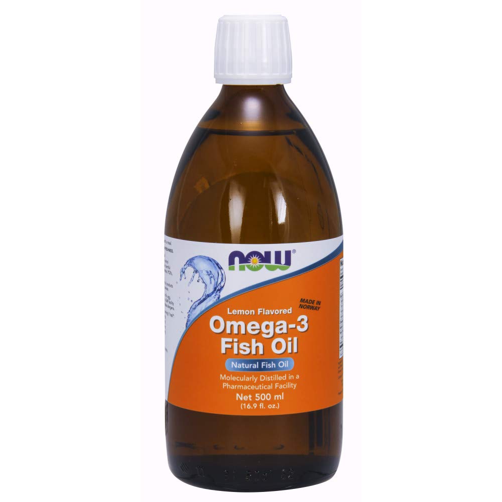 Acum Suplimente, Omega-3 lichid ulei de pește, distilat molecular, aromă de lămâie, 16.9-Ounce