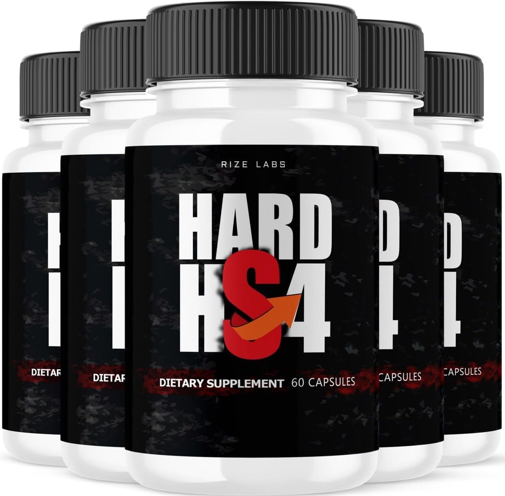 Rize laboratoare Hard HS4 Capsule pentru sanatatea barbatilor, Pastillas Pastillas - Pachet de 5(300 capsule)