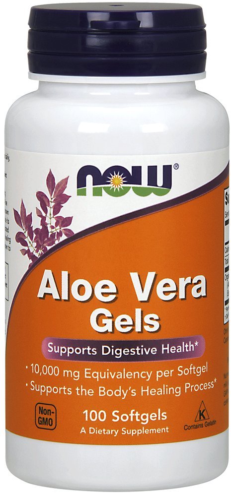 Acum alimente Aloe Vera, 100 Softgels