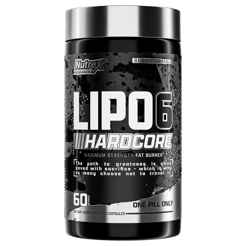 Nutrex de cercetare Lipo-6 supliment hardcore, susţine metabolismul şi energia, capsule dietetice 