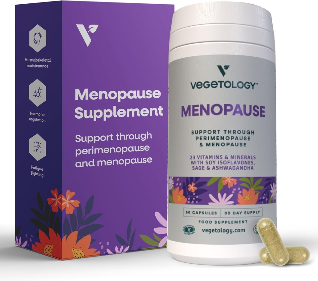 Menopauza Vegan Suplimente (60 Capsule) 
