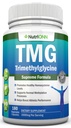 TMG Trimethylglicine Supliment - 1000 mg - 180 Capsule - Premium Betaina pură Anhidru - Suportă Homocisteina normală și nivelurile tensiunii arteriale - Promovează procesele de metilizare - Formula non-GMO
