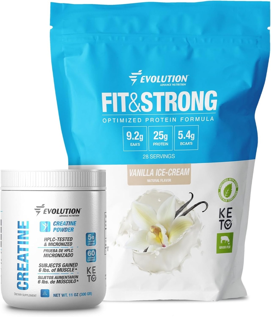 Evolution Advance Nutrition Fit & Strong + Creatine Monohidrat pulbere
