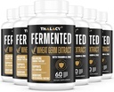 Spermidină Suplimente 13mg - 1300mg Extract de grâu Germ capsule potent Formula cu conţinut mai mare de spermidină şi zinc pentru imbatranire sanatoasa, sistem imunitar zilnic şi Reînnoirea celulelor (6 ambalaj)
