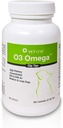 VetOne: O3 OmegaTM Clip Sfaturi Supliment nutriţional cu Omega 3 Acid gras - câini de talie medie şi mare (60 Conte Sticla)
