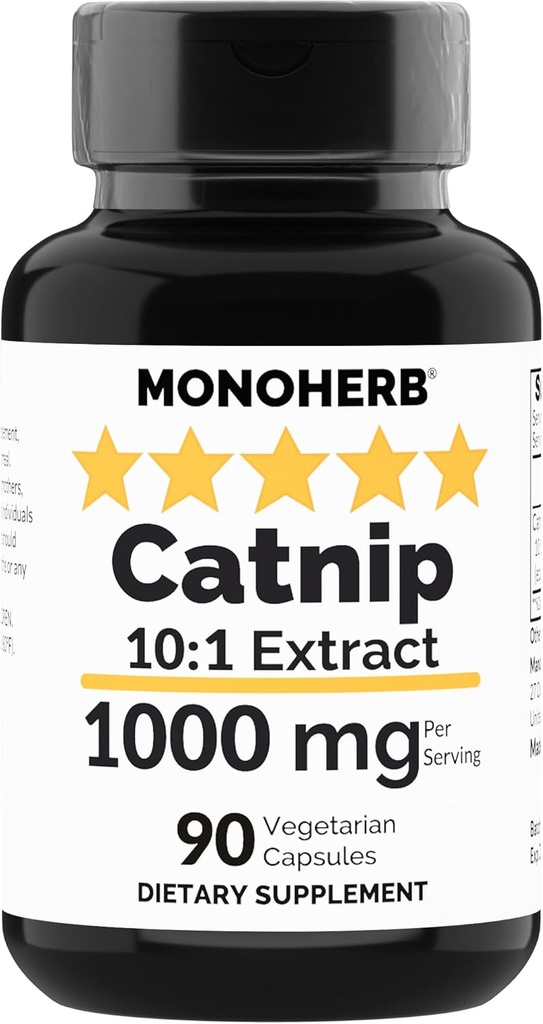 Extract de Catnip MONOHERB 1000 mg - 90 capsule vegetariene