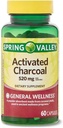 Supliment alimentar Charcoal activat, 520 mg, 60 Conte