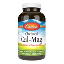 Carlson - Cal-Mag Chelated, 2:1 Calciul la Magneziu Ratio, Suportul osos, Funcţia musculară & Producţia de energie, 180 comprimate