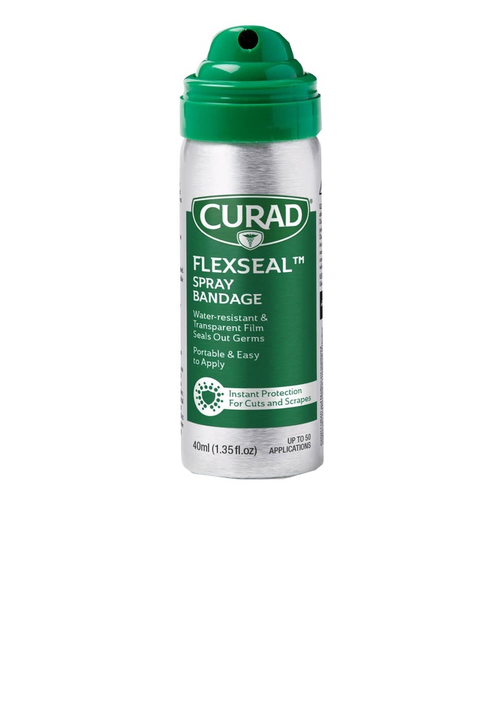 Bandaj de pulverizare lichid CURAD, rezistent la apă, transparent, ideal pentru tăieturi și zgârieturi, soluție rapidă de îngrijire a rănilor, 40 ml, 1EA