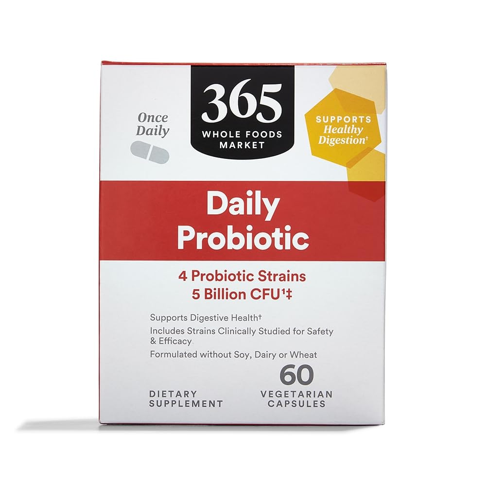 365 by Whole Foods Market, Daily Probiotic 5 Miliarde CFU, 60 t