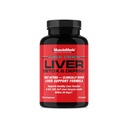 MuscleMeds Ficat Detoxifiere & Apără, Curăță, Reparație Formula - Herbal Ficat Supplement, NAC, Silymarin Milk Thistle, 60 Serviri