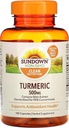 Sundown Supliment Turmeric, 500 mg, Suportă Sănătate Antioxidantă, 140 Capsule