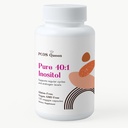 Pur 40:1 Inositol - Myo + D-Chiro Inositol Supliment - pentru femei cu fertilitate, piele, & Menstrual Ciclu Nevoi - 1 flacon