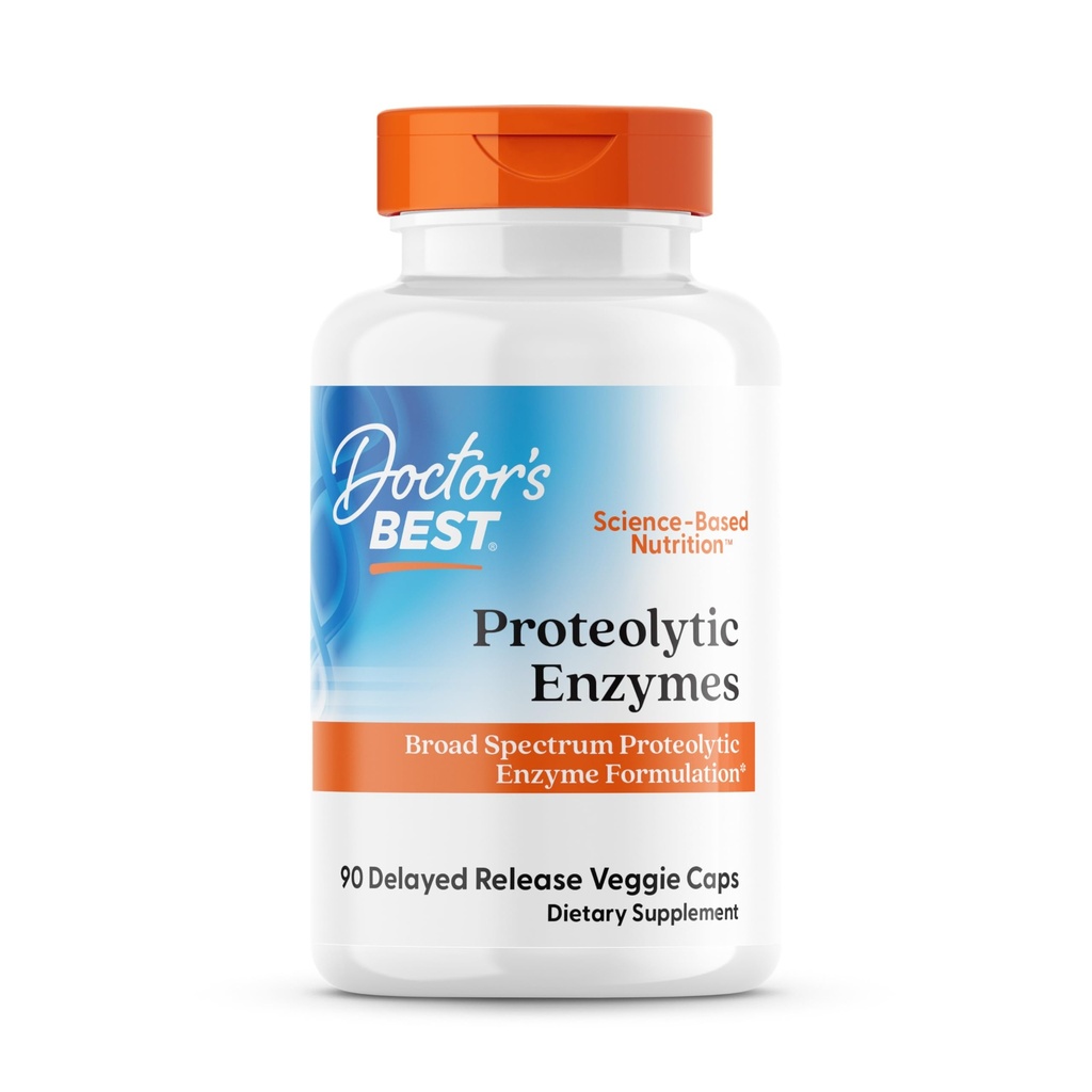 Cele mai bune enzime  Proteolitice Suplimentul pentru bărbați și femei - susține digestia de proteine, Capse pentru Digestive Wellness, Bromelain, Protează, & Papain Blend, Sprijină Sănătatea metabolică - 90 Veg Capsule