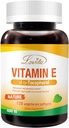 Lovita Vitamina E 400 UI Softgels, Vitamina naturala E 268 mg (ca D Alpha Tocopherol), Vitamina Vegan E pentru piele sanatoasa, par, Nails & Immune System Support, 120 Vegetarian Softgels