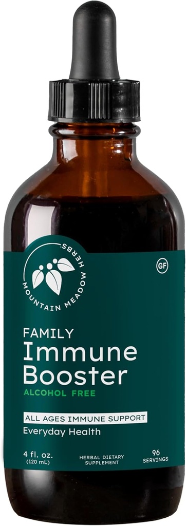 Mountain Meadow Herbs Family Immune Booster Extract cu Sambucus Elderberry şi Echinacea 