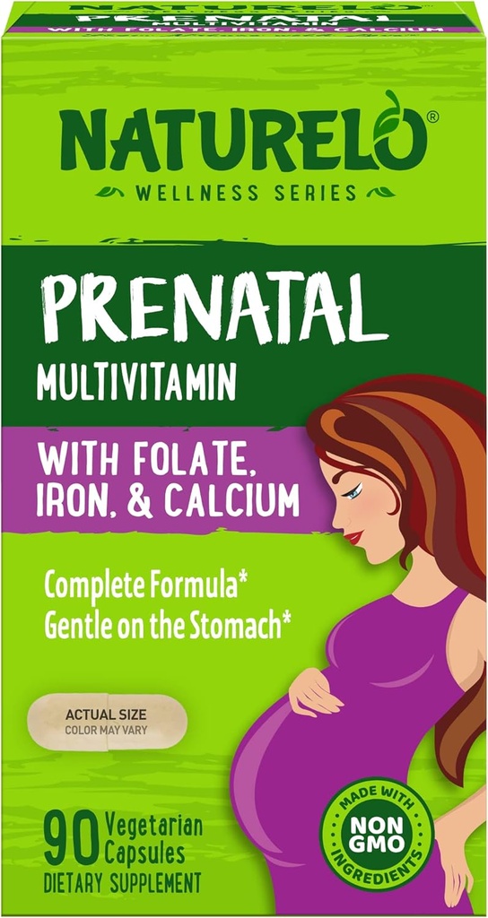 Naturelo, Capsule multivitamine prenatale, 90 Conte