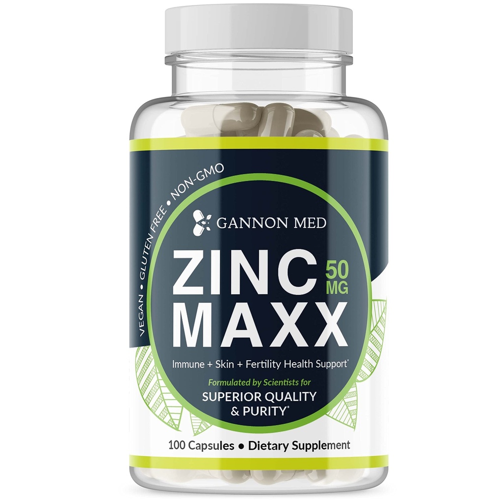 Zinc Maxx 100 capsule, zinc Gluconate Immune Booster pentru sanatatea reproducerii, Ingrijirea pielii, & Immune Booster - 3+ Luna aprovizionare 