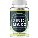 Zinc Maxx 100 capsule, zinc Gluconate Immune Booster pentru sanatatea reproducerii, Ingrijirea pielii, & Immune Booster - 3+ Luna aprovizionare 