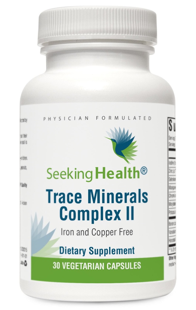 Cautare de sanatate Trace Minerale Complex II - Imuna Sanatate si Creier Health Supliment cu Zinc & Seleniu - Cupru- si fier-Free Formula - Energie, Skin & Hair Supplement - 30 Capsule