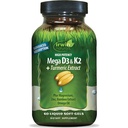 Irwin Naturals High Potence Mega D3 & K2 + Extract de turmeric - 60 Softgels lichid - funcţie imună şi osoasă sănătoasă
