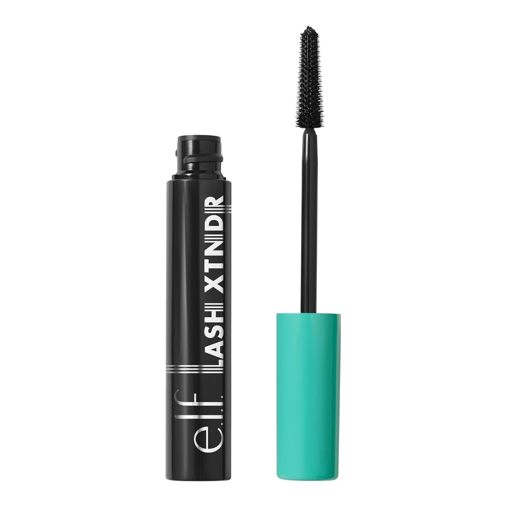 E.l.f. Lash XTNDR Mascara, Made with Tubing Technology for The Look of Lash Extensions, Clump & Flake Free, Vegan & Cruzimea-Free, Pitch Black