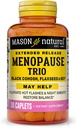 Mason Natural Menopause Trio: Black Cohosh, Flaxseed, & Soy (Extended Release) - May Allevate Hot Flashes & Night Sweats*, Supports Healthy Hormone Balance*, 30 Caplets