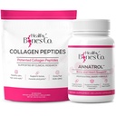 Annatrol suport osos & FORTIBONE Colagen Peptides w/FORTIGEL, VERISOL și TENDOFORTE - Os complet, articulație, piele, păr, unghii și suport metabolic 