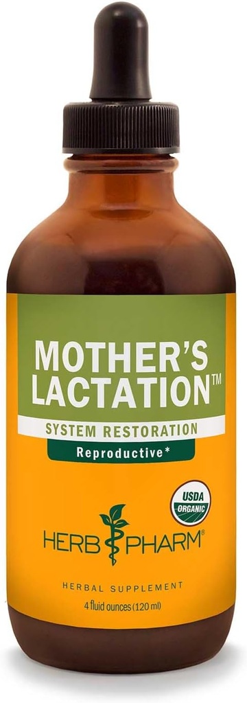 Herb Pharm Mama Alăptarea Herbal Formula lichid cu extract lichid de Schinduf - 4 Ounce