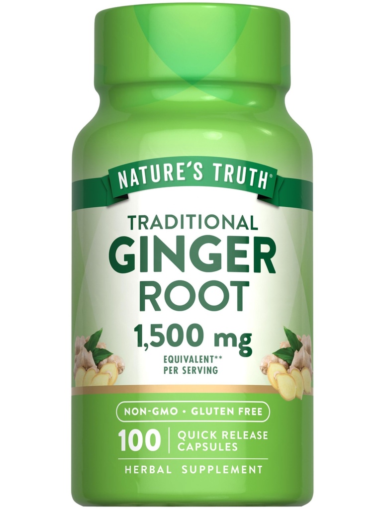 Natura's Truth Ginger Root Capsules 