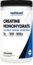 Nutricost Creatina Monohidrat pulbere Micronized 500G, 5000mg Per Serv (5g) - 100 Serviri, 17,9 Oz