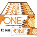 One Cafe-shop Cafeinate Baruri Proteine, Caramel Macchiato, Gluten Gratuit cu 20g Proteina si 65mg de Cafeina Energie, Cămmara Staples, 2.12 oz (12 Conte), Ambalaj mai Vary