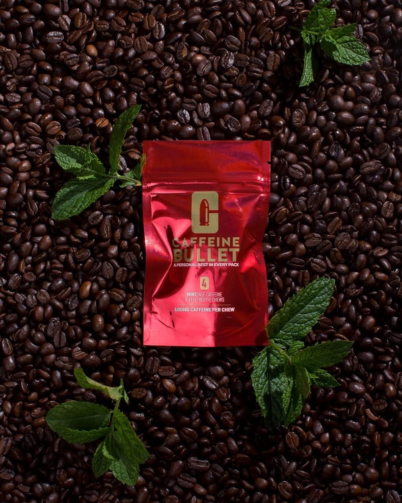 Cafeina Bullet 120 bomboane de menta Cafeina Gumies pentru adulți = 12000mg Cafeine Kick, mai rapid decât geluri de rulare & energie Chews, mijlocul cursei, Ciclism, Jocuri de noroc și anduranță Sporturi energie masticabile Boost