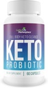 Keto Probiotic - 40 Miliarde Cfu - Promovarea Digestive Health, Immune Health, & Gut Health - Keto Probiotic prietenos - Full Body Keto Cleanse Ajutor - Reducerea balonare - Keto Probiotice pentru bărbați și femei
