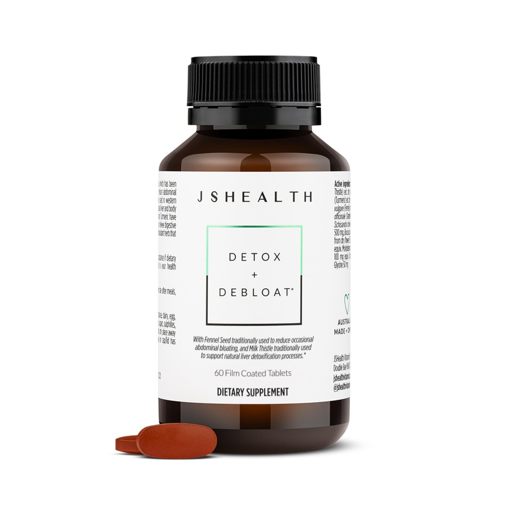 JSHealth Vitamine Detoxifiere și Debloat Ficat Health Formula 