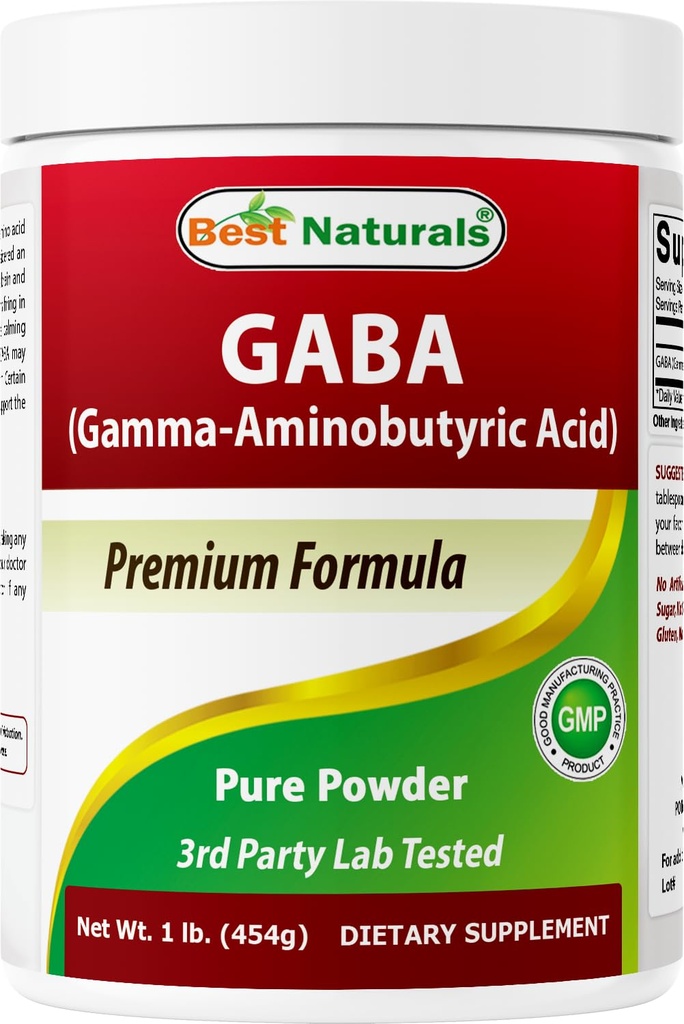 Cele mai bune naturale GABA (Gamma aminobutiric acid) Pulbere pură 1 liră