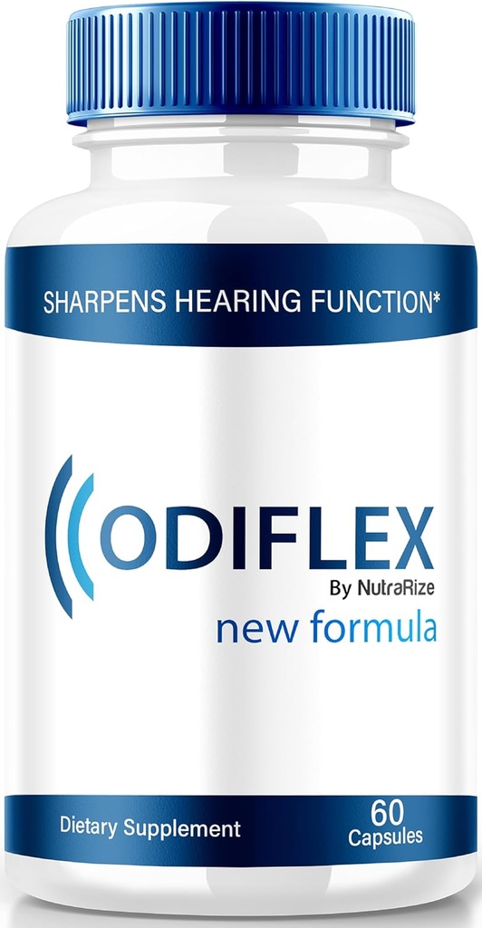NutraRize capsule Odiflex, Formula premium de sănătate a urechii, All-Natural Supliment pentru protejarea urechii interne, Odi Flex Reviews (60 capsule)
