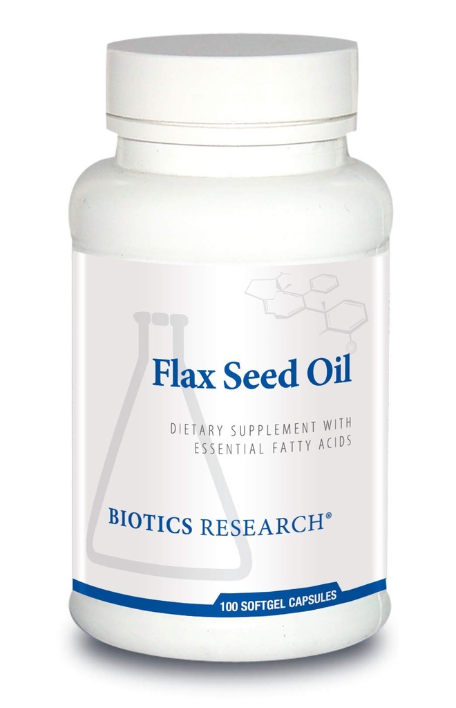 Biotics Research Flax Seed Oil Fiecare capsulă conține 1.000 de ulei de semințe de in pur. Rece presat de la Certified organic cultivate semințe de in. Sănătatea inimii. 100 Softgels