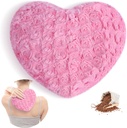 Atsuwell Microwave Heating Pad, Multifunctional Warm Warm Încălzire Pernă, Pad de căldură Microwavable Fluffy pentru cramps, Articulații, Neck, Compresă de căldură umed pentru Soothing presiune musculară și relaxare, roz