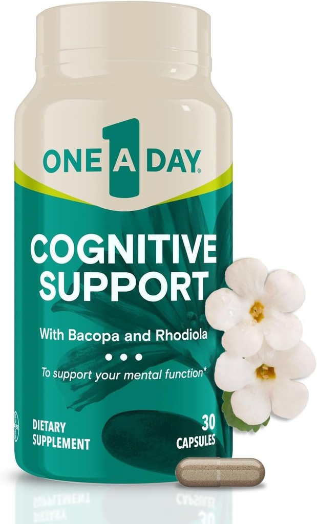One A Day Cognitive Supplement  De asemenea, include Rhodiola, & Holy Basil, 30 capsule (Packing May Vary)