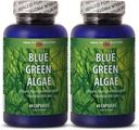 klamath albastru alge verzi - ALGAE ALGAE ALBASTRU 500MG din lacul Klamath - suplimente nutritionale antioxidante, pastile spirulina extra putere, pastile energetice pentru femei rapel imunitar - 2 Bot 120 capsule