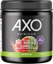 Gume energetice pre-workout, aromă de pepene verde, 75 gume, 1 Count Caffeine, Alpha GPC, B12, Crom Picolinat, L-Theanin, Vegan, Non-GMO, Nut-Free, Gluten-Free
