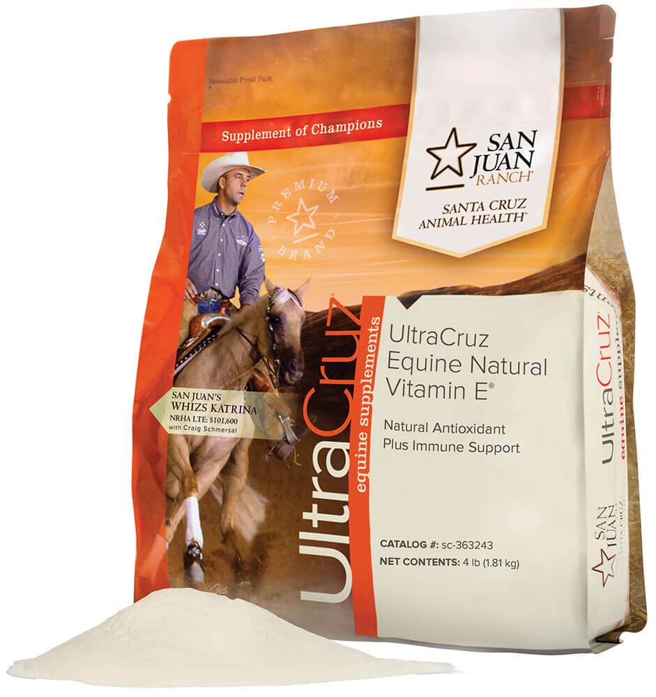 UltraCruz Equine Vitamina Naturală E®, Pulbere, 4 lb