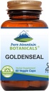 Capsule pure de munte botanice Goldenseal - Capace Vegan Kosher cu 250mg Organic Goldenseal Root Supliment