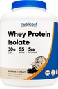 Izolat de proteine Nutricost Whey (Cookies N Cream) 5LBS