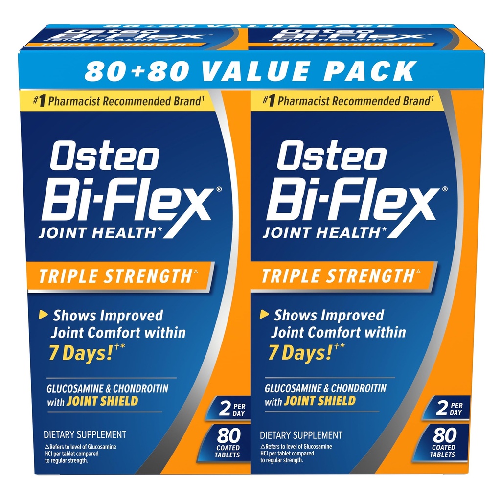 Osteo Bi-Flex Triple Putere Twin, 80 Număr, 2 ambalaj