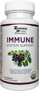 Zenesis Labs Organic Immune Supplement Vitamina C, Moringa, Elderberry, Astragalus, Oregano, Ginger, Usturoi (90 comprimate, 30 zile de aprovizionare)