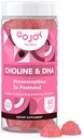 Choline & DHA Gummies prenatale - Preconcepția la Suplimentul de vitamine Gummy postnatale pentru femeile gravide - îndulcit cu fructe de Monk - 3rd Party testat - non OMG, gluten gratuit, Vegan