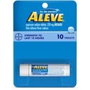 Aleve Tablets with Naproxen Sodium 220mg NSAID Pain RelieverFever Reducer, 10 Count